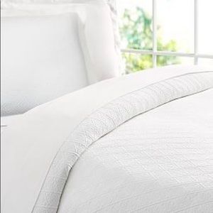 King Size Pottery Barn Organic Cotton Duvet Cover